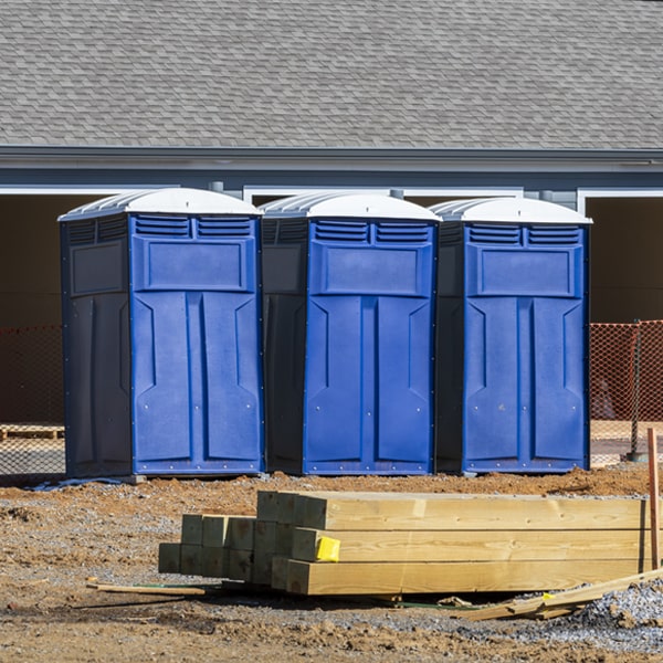 are there any additional fees associated with portable restroom delivery and pickup in Blue Hill